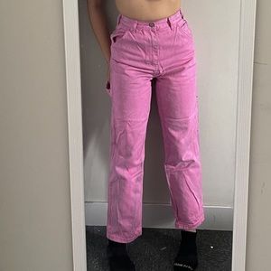john galt | bubblegum pink painter pants